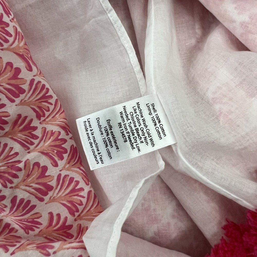 NWT Vineyard Vines Women's Tiny Leaves Swing Beach Dress size XS rhododenron - Picture 12 of 12